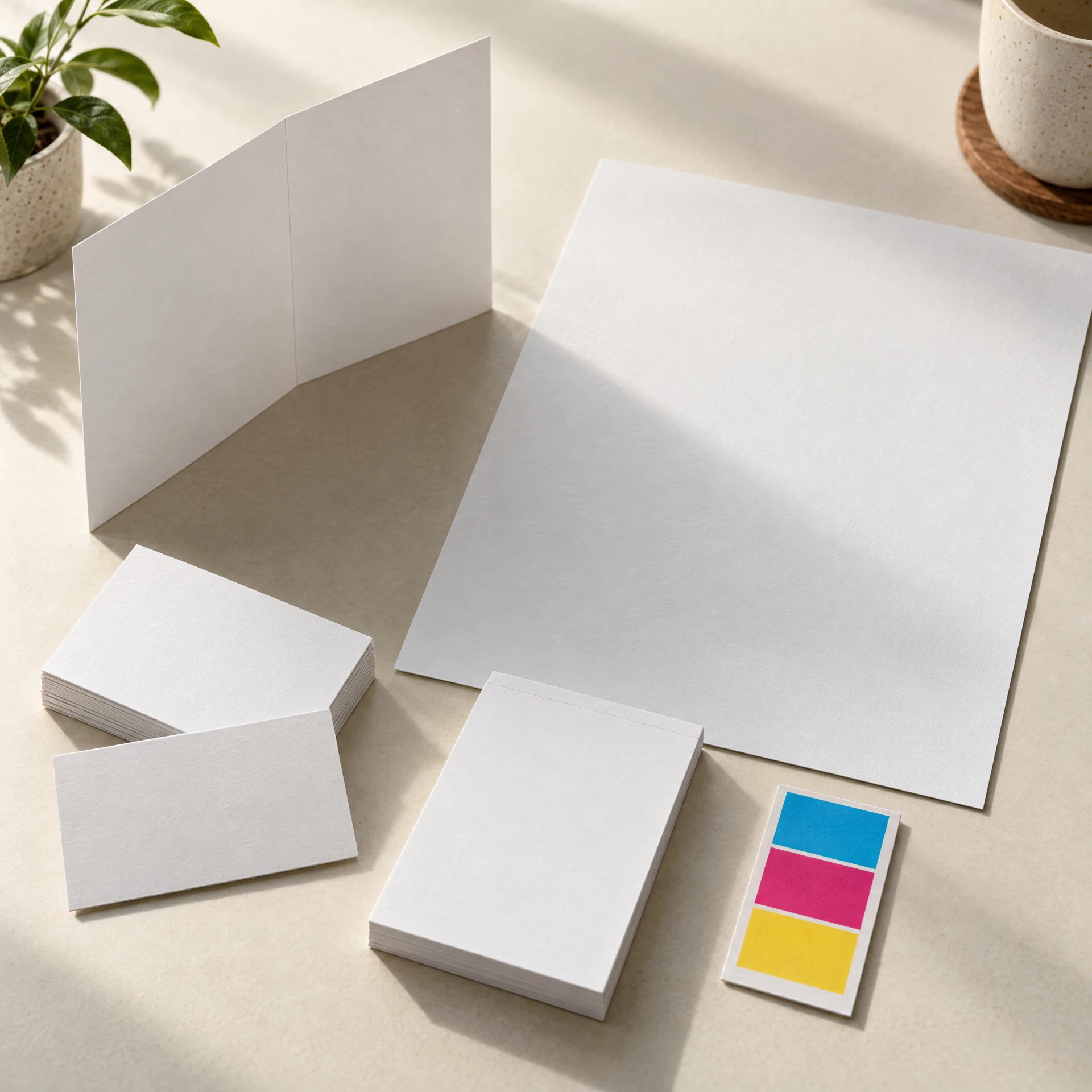 Business cards and printed stationery
